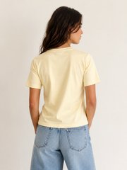 Hallie Tee- Butter Yellow