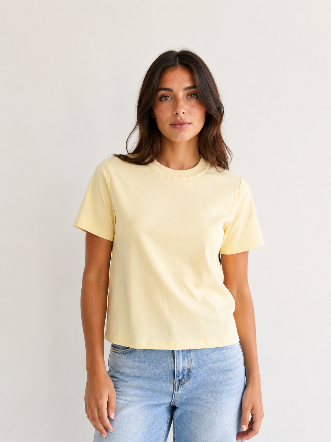 Hallie Tee- Butter Yellow