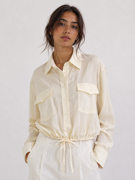 Hailey Shirt- Vanilla