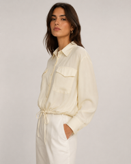 Hailey Shirt- Vanilla