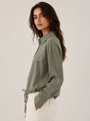 Hailey Shirt- Sage