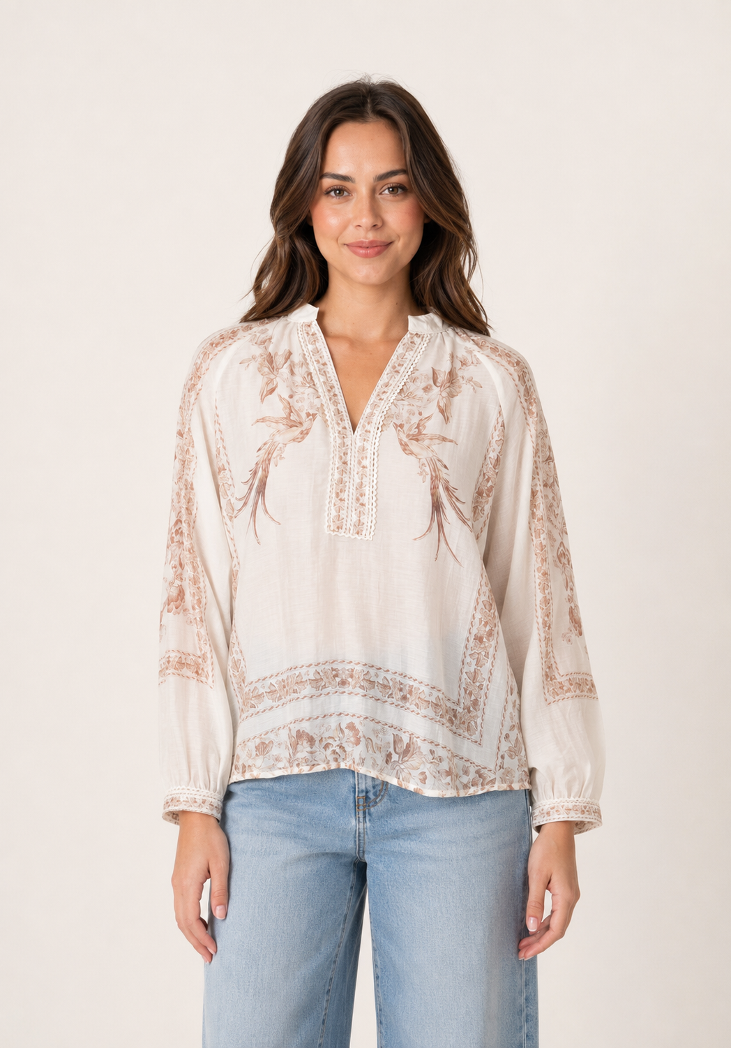 Rosalie Blouse- Cream