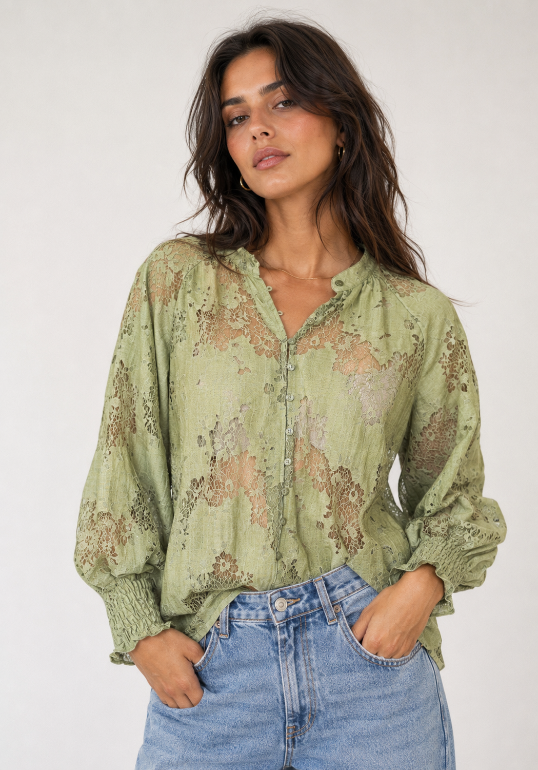 Edie Shirt- Sage
