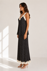 Dottie Top- Black/White