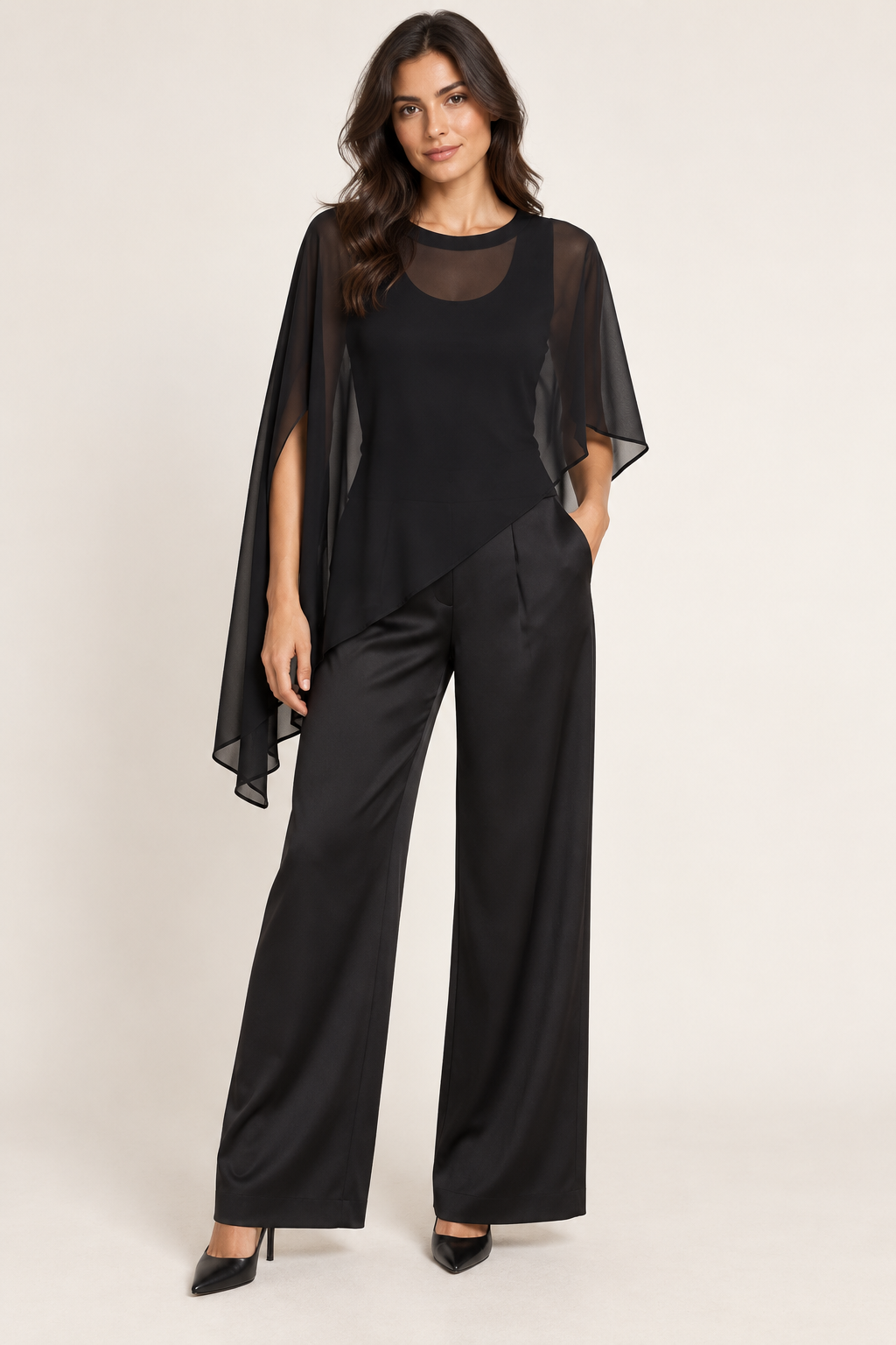 Solenne Top- Black