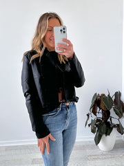 Hester Leather Look Jacket