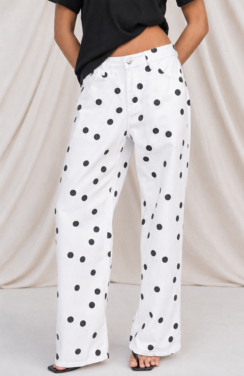 Polka Dot Jeans