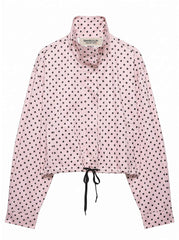Polka Dot Jacket- Pink