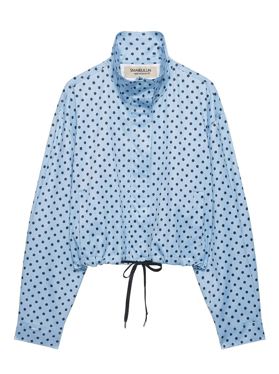 Polka Dot Jacket- Blue