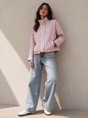 Polka Dot Jacket- Pink