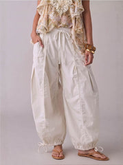 Cargo Pants- White
