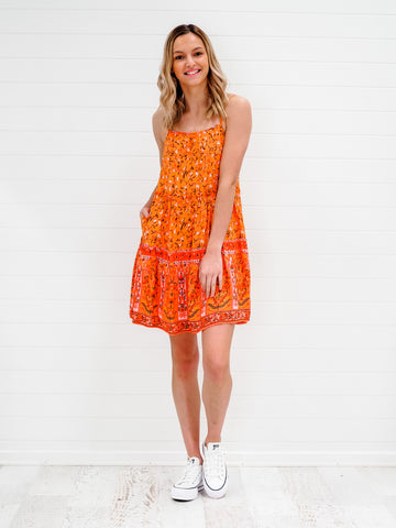 Lolly Dress - Orange