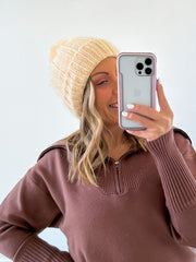 Jolie Beanie - Cream