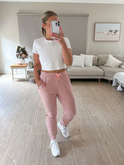 Freedom Track Pants - Dusky Pink